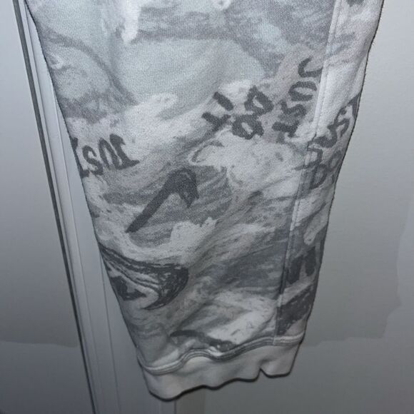 Nike Just Do It Graffiti Print Hooded Hoodie Sweatshirt Sweatpants 2 Piece Set - Picture 8 of 13